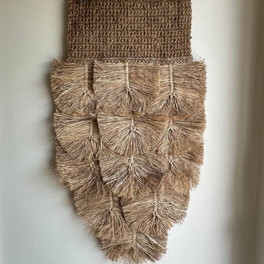 Ubud Natural Boho Wall Hanging | Leaf