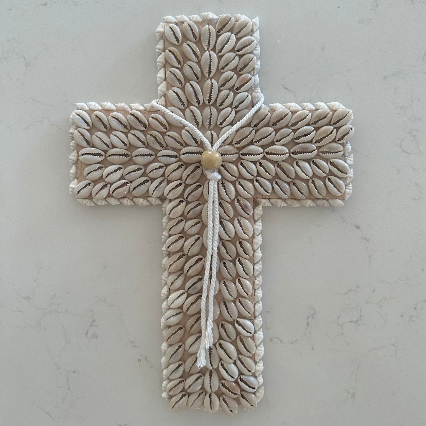 Shellie Wall Cross | Cowrie | Medium