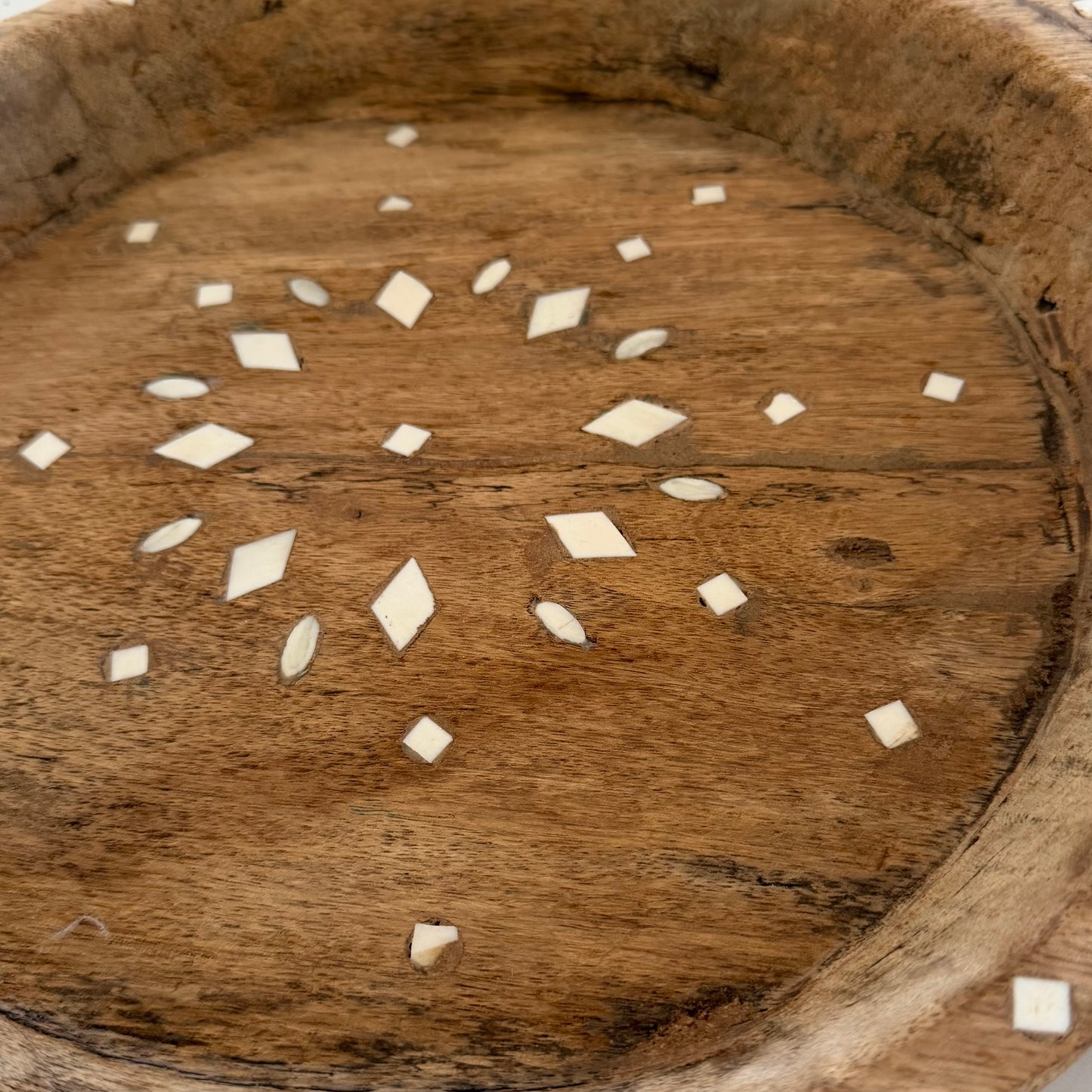 BoHo Detailed Vintage Chapati Plate | Inlay | ONLY 1 AVAILABLE