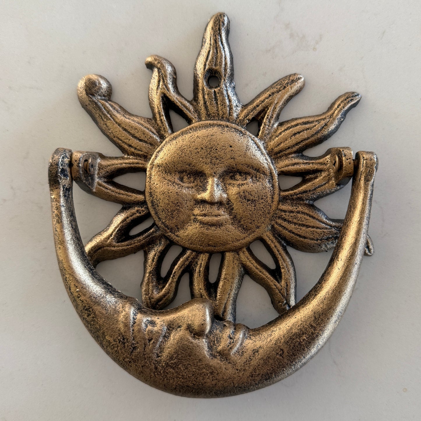 Sun Caste Iron Door Knocker
