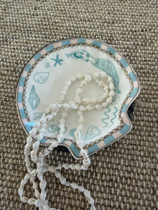 Trinket Dish | Ceramic | Shells / Mermaid | NEW ARRIVAL
