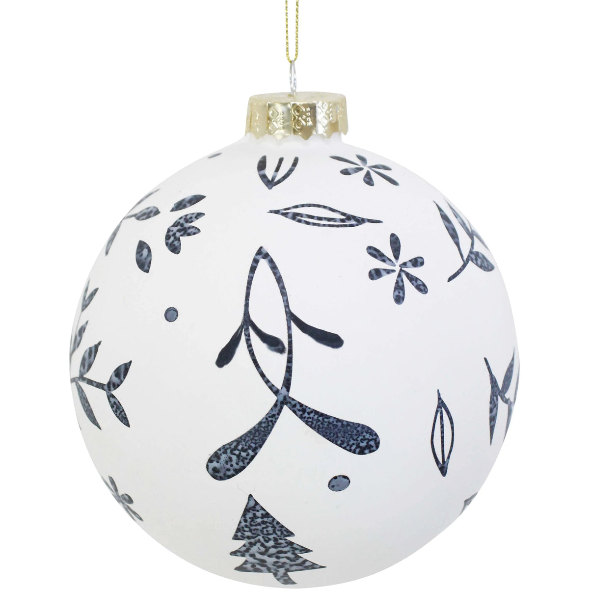 Coastal Glass Christmas Bauble XL | 12cm | New Arrival
