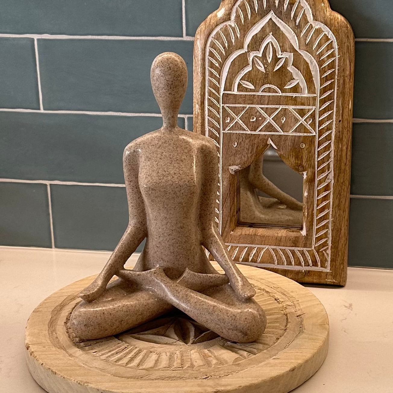 Yoga Pose Lady | Easy | Sandstone