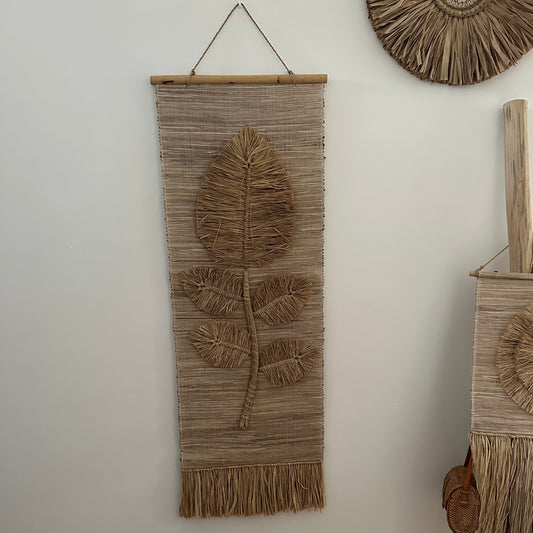 Boho Wall Decor | LEAF | Fringe