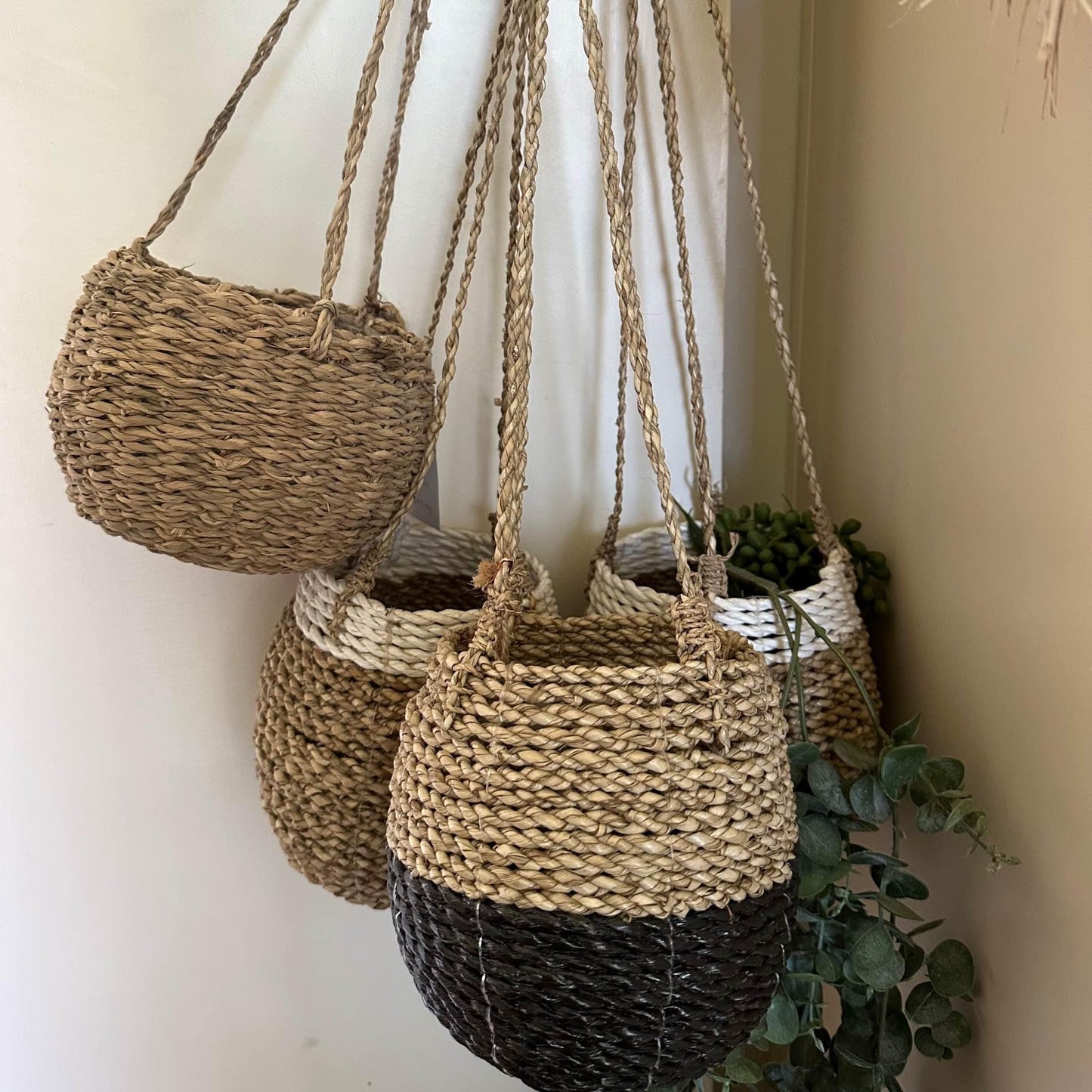 Natural Seagrass Hanging Pot/Basket