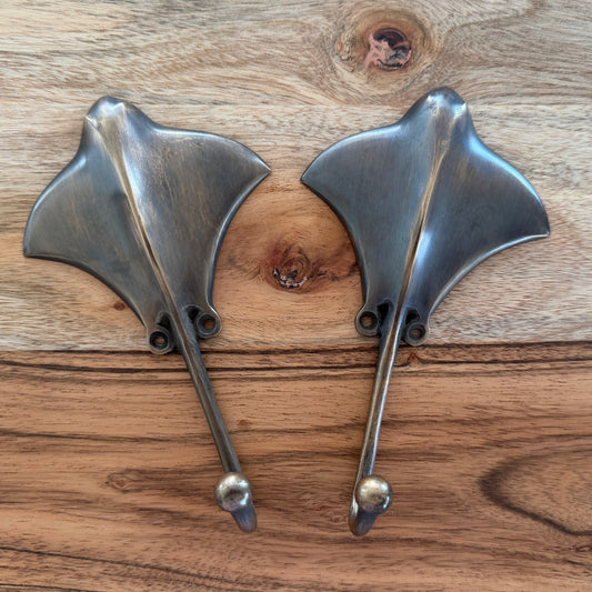 Brass Shell Wall Hook | Stingray | NEW ARRIVAL