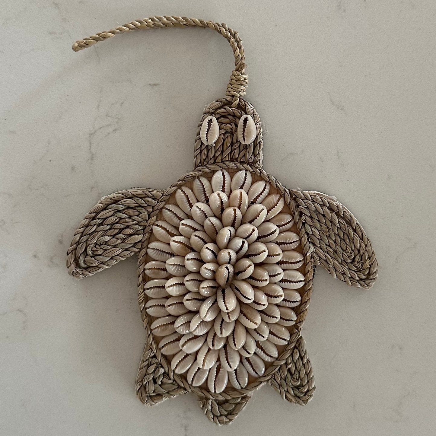 Coastal Hanging Turtle | COWRIE & Rope