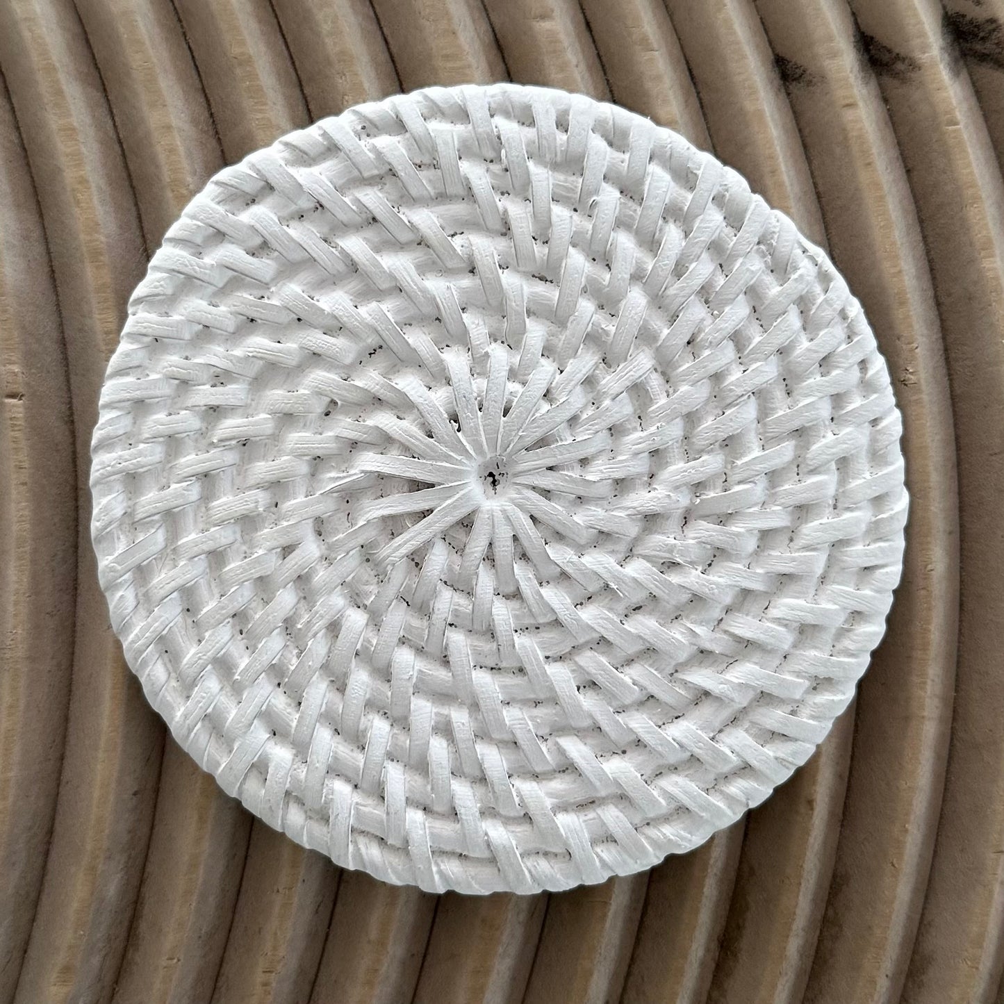 Rattan Placemat | Coaster | 30cm | WHITE