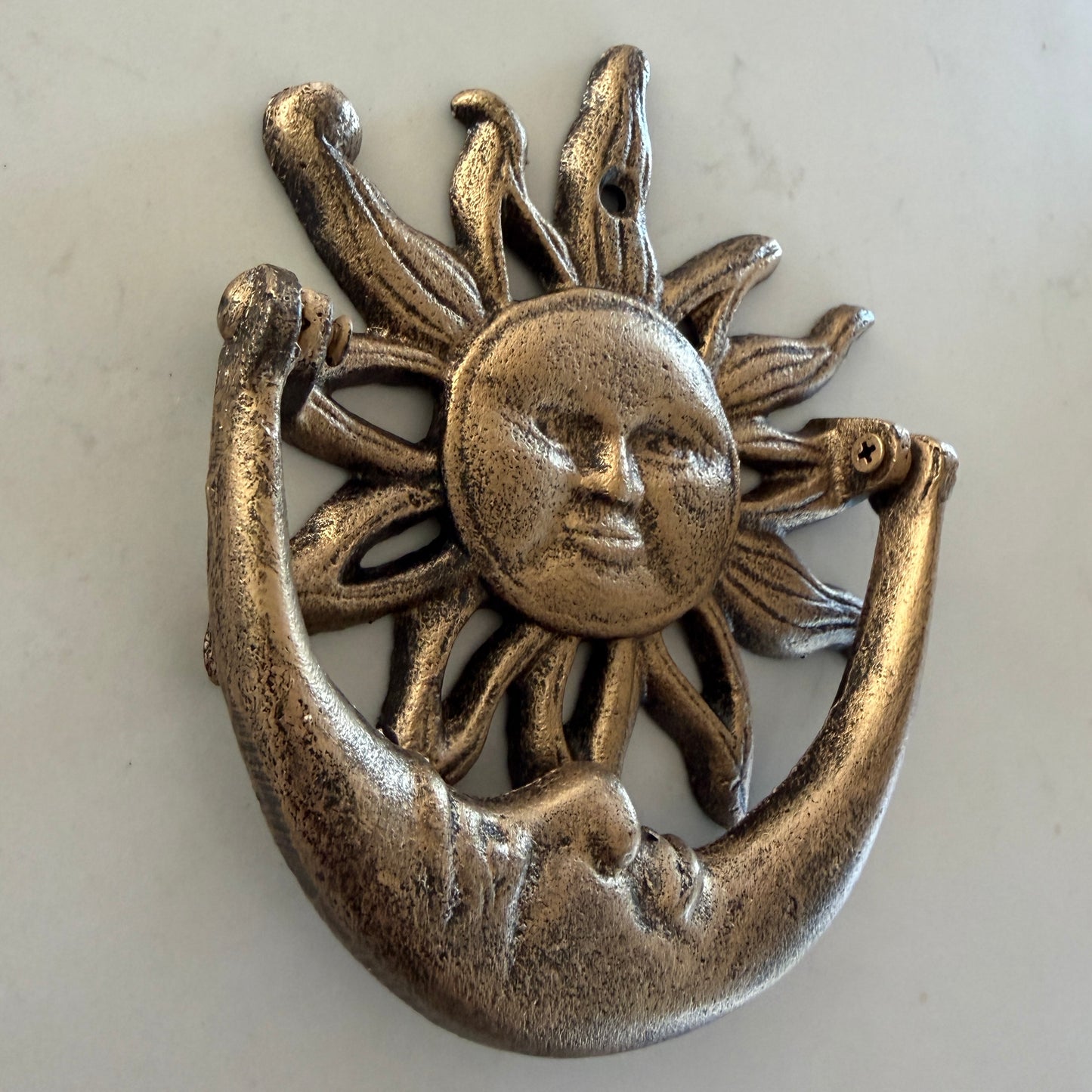 Sun Caste Iron Door Knocker