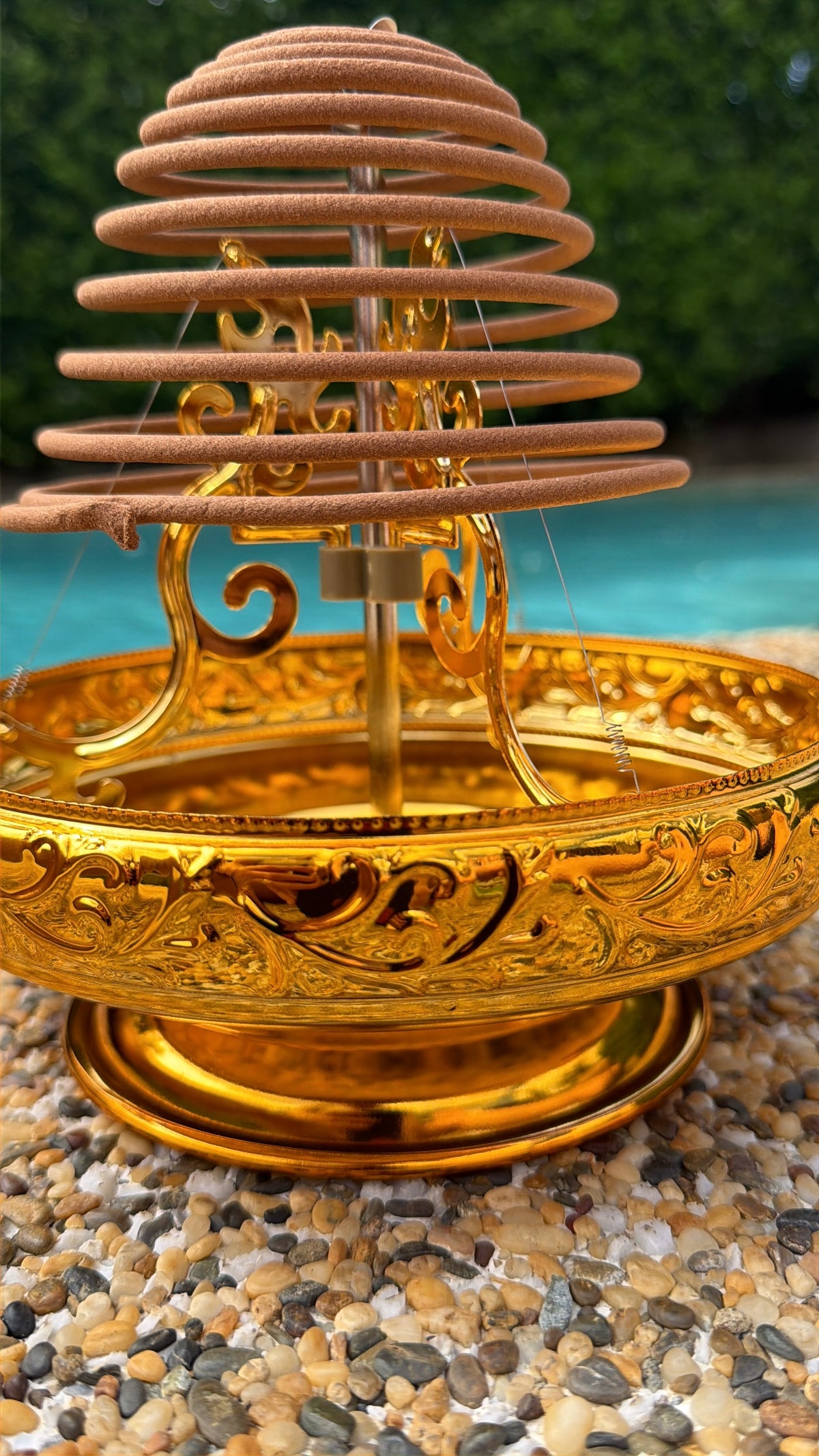 Bali Incense Coil Holder | GOLD | NEW ARRIVAL