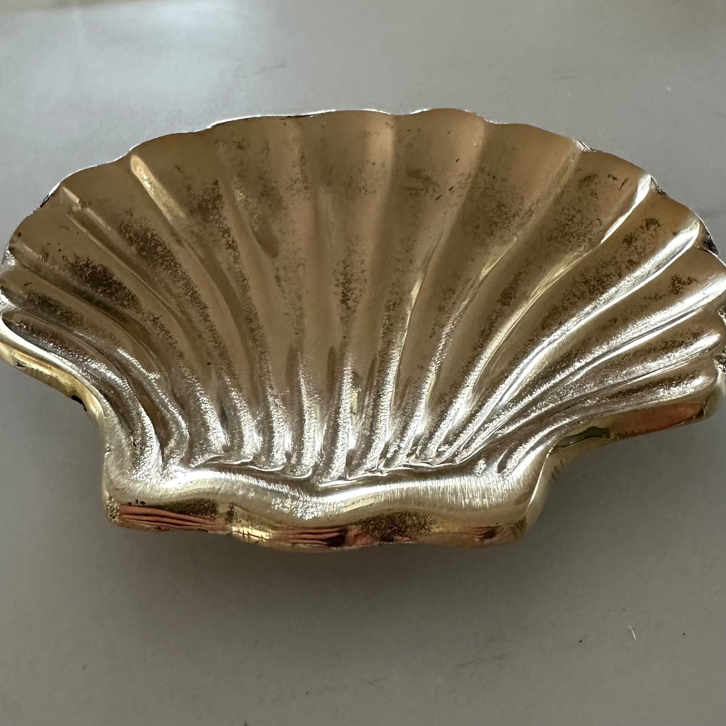 Brass Trinket Tray | CLAM SHELL