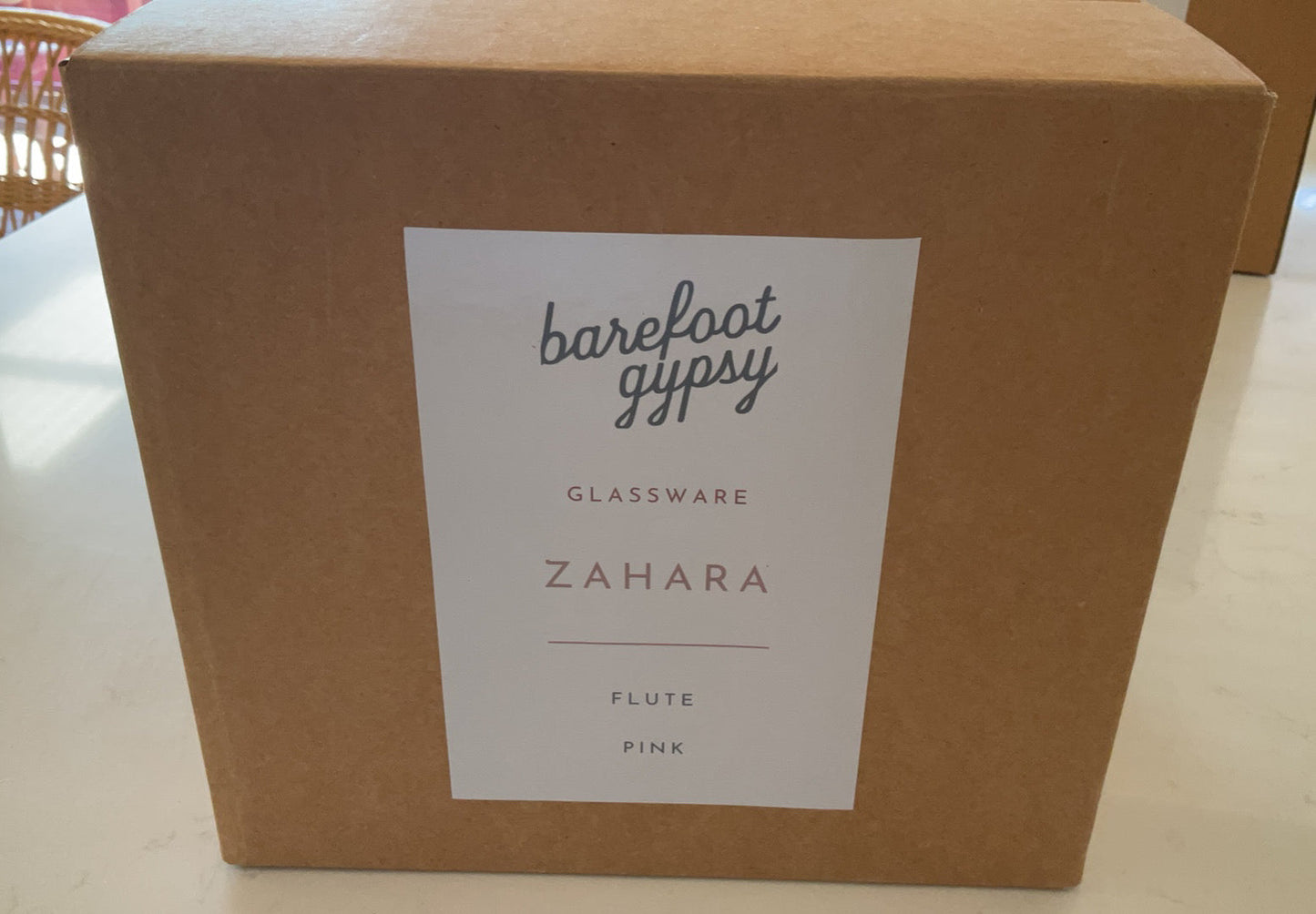 GLASS Champagne Flute | PINK | BEST SELLER | ONLY 4 AVAILABLE