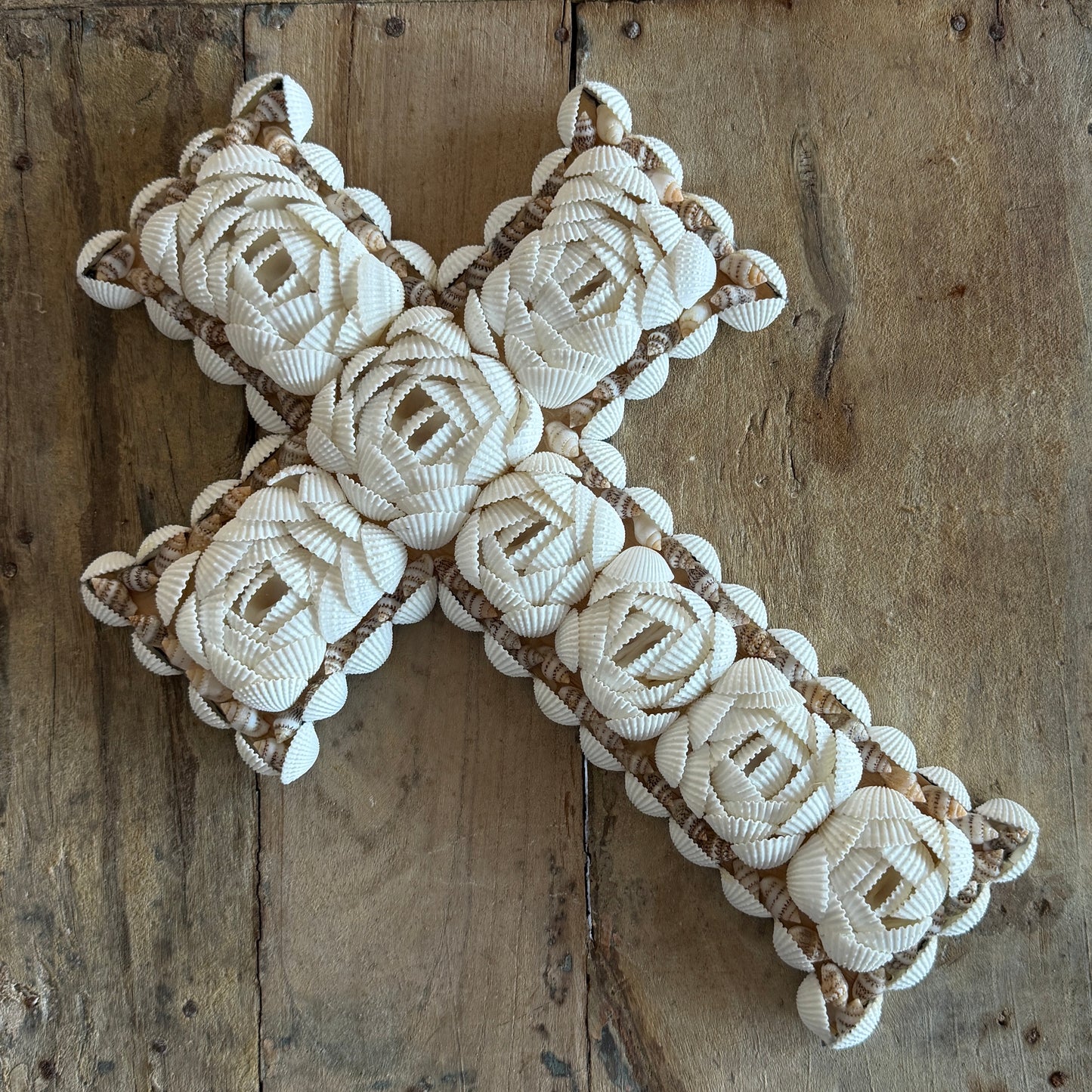 BoHo Shell Cross | Rose | Large | NEW STYLE