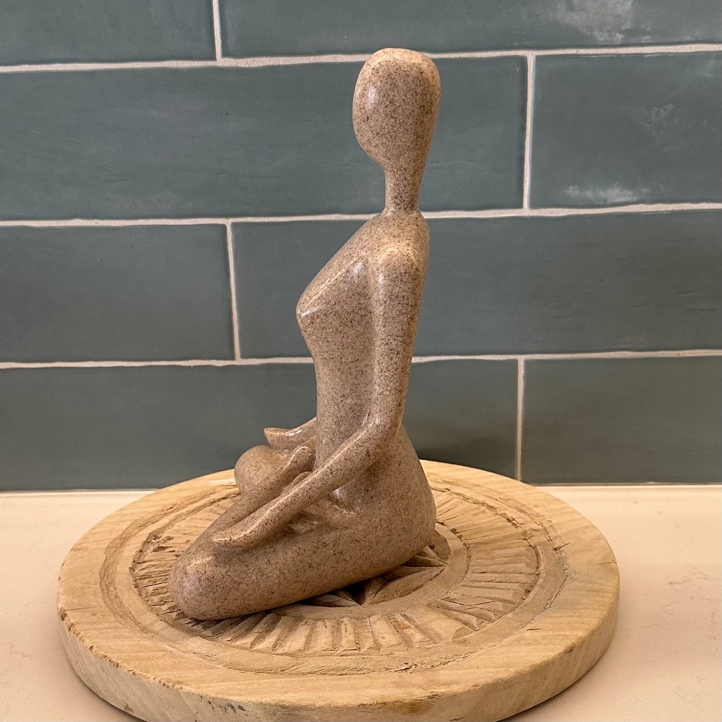 Yoga Pose Lady | Easy | Sandstone