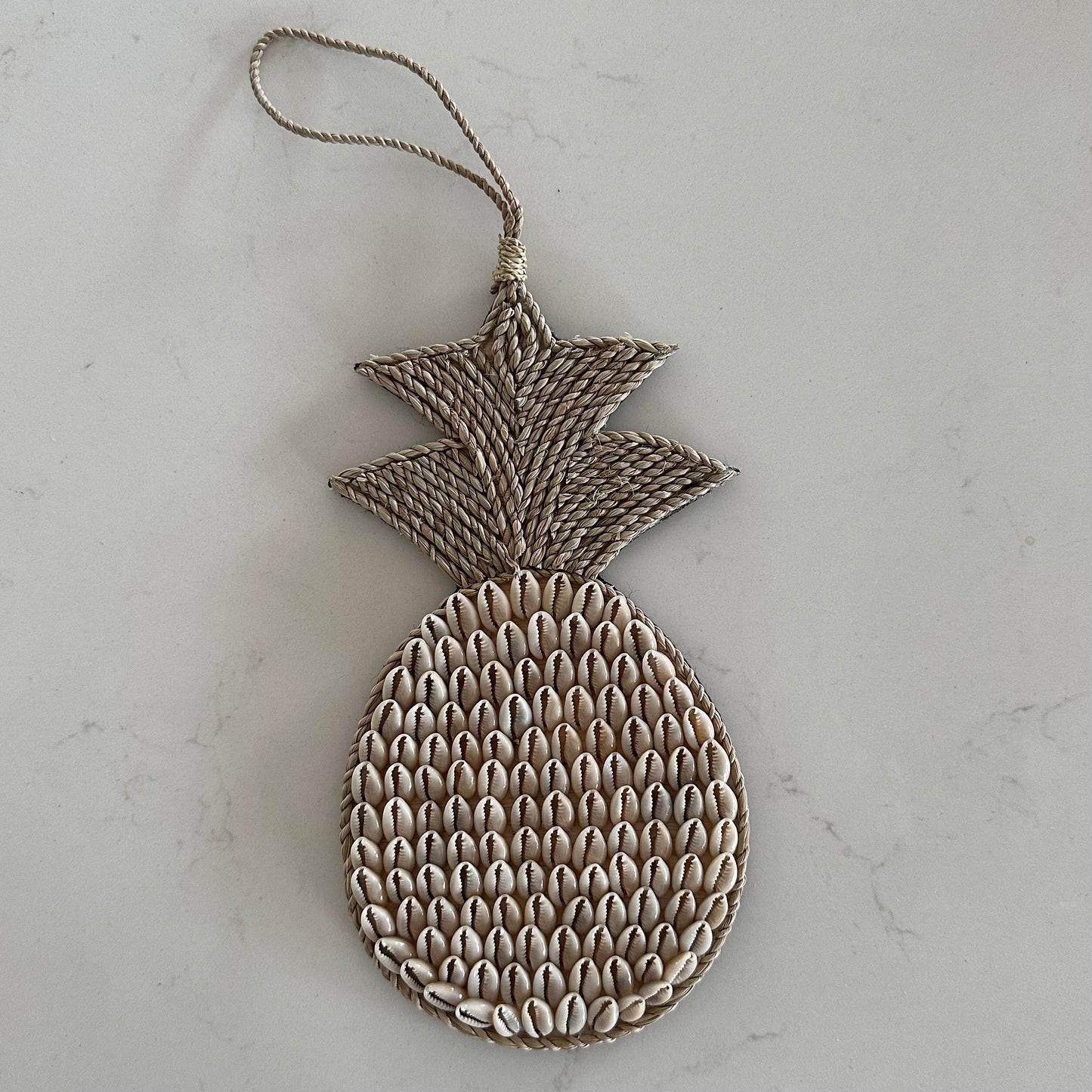 Coastal Hanging Pineapple | COWRIE & Rope