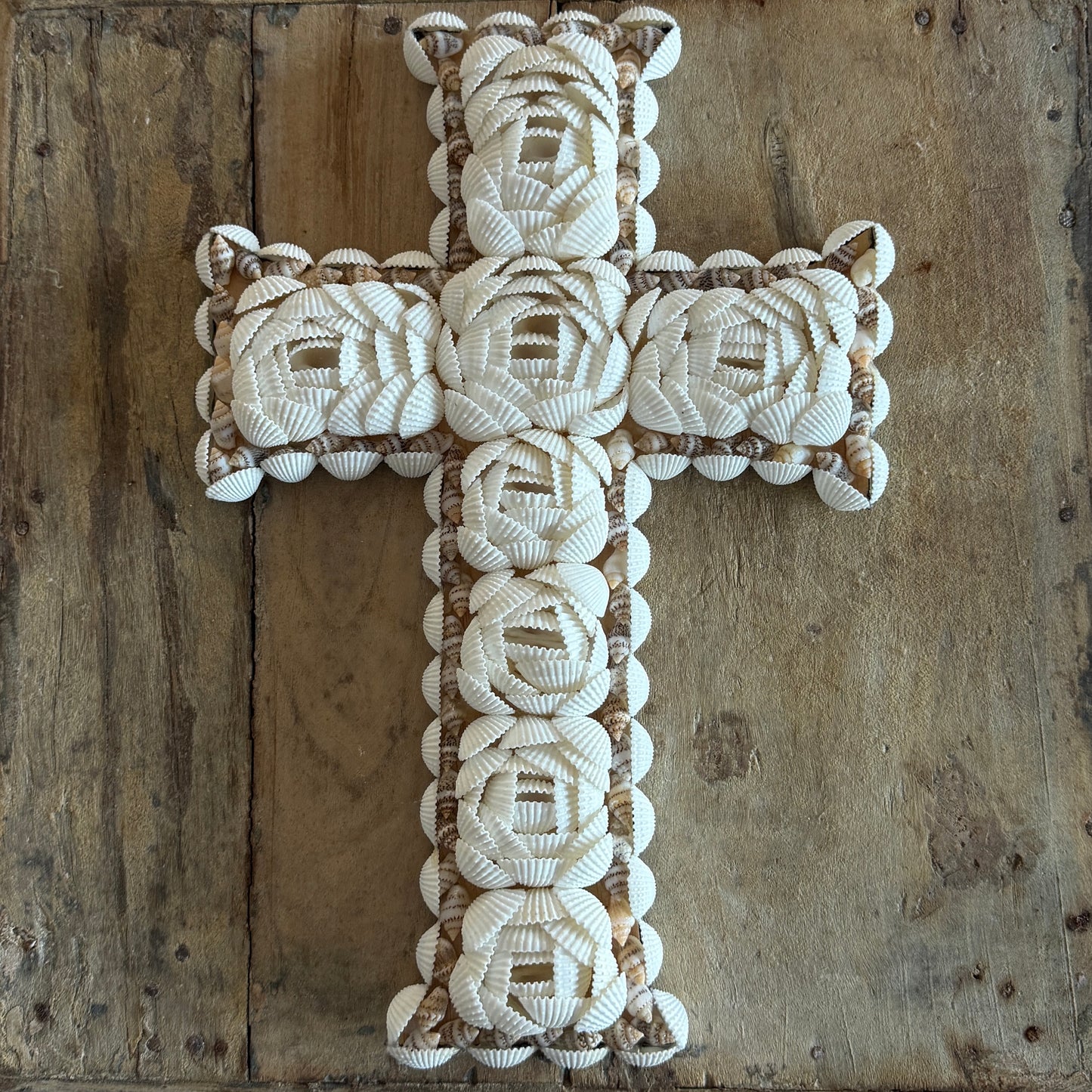 BoHo Shell Cross | Rose | Large | NEW STYLE