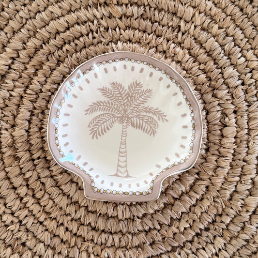 Trinket Dish | Ceramic | Bahamas Palm | NEW ARRIVAL