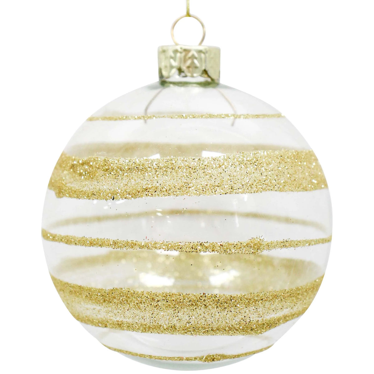 Coastal Glass Christmas Bauble Large | 8cm | New Arrival