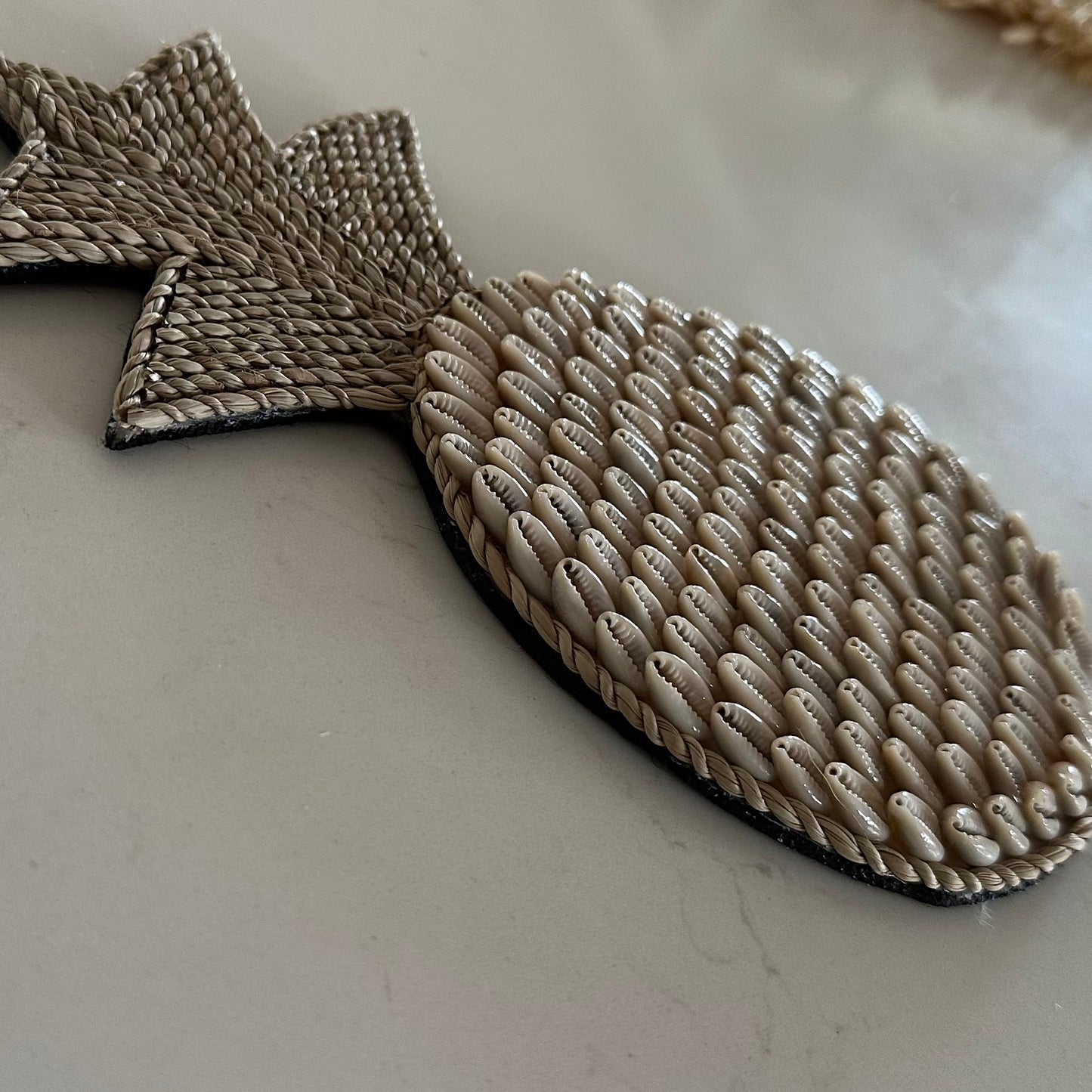 Coastal Hanging Pineapple | COWRIE & Rope