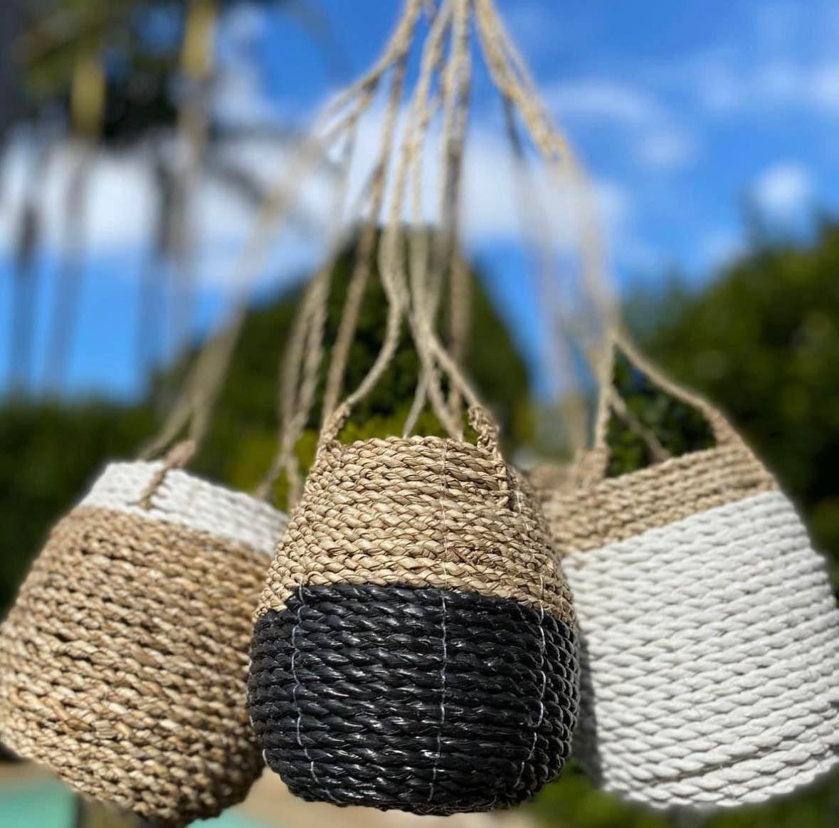 Natural Seagrass Hanging Pot/Basket