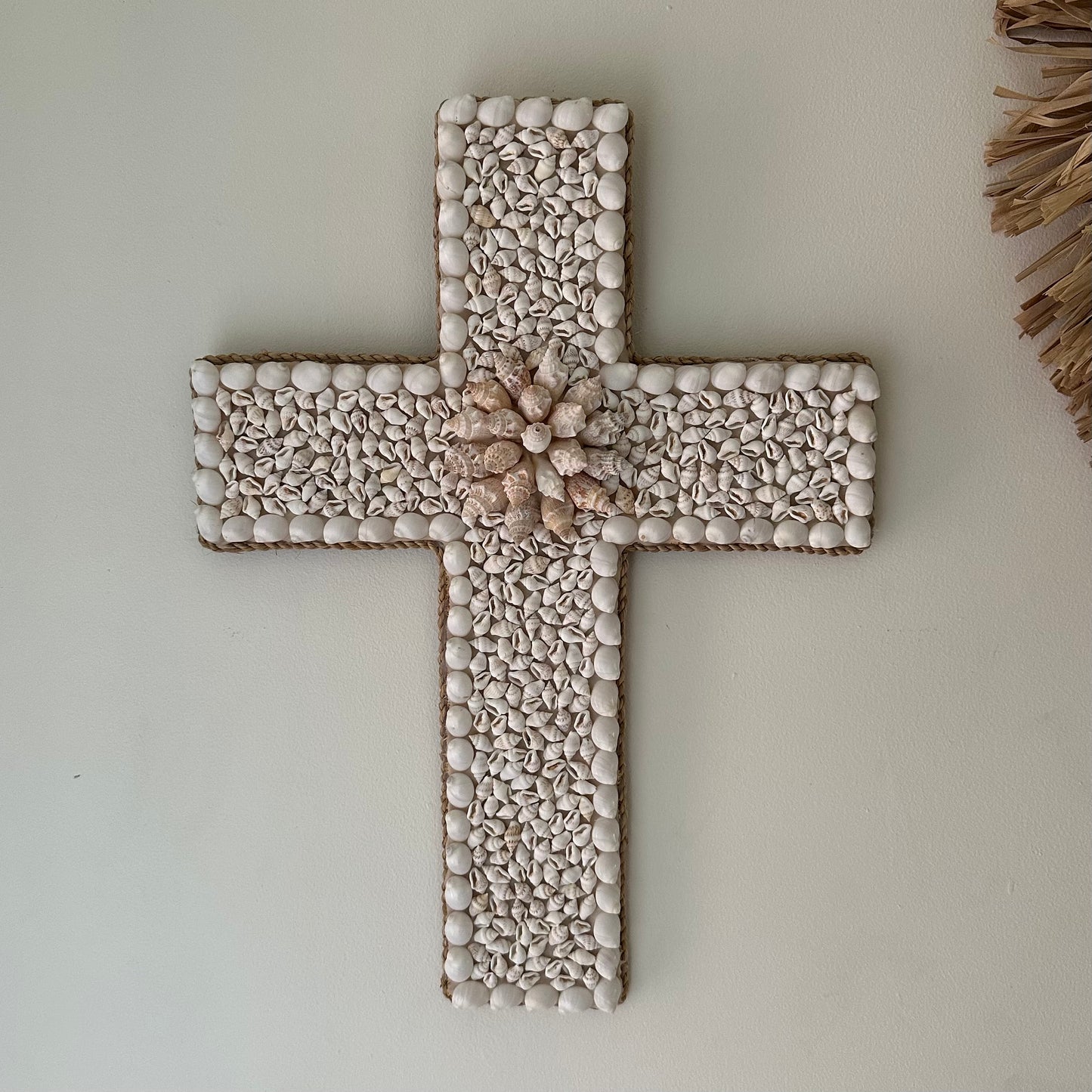 Seaside BoHo Shell Cross | Large | ONLY 1 LEFT