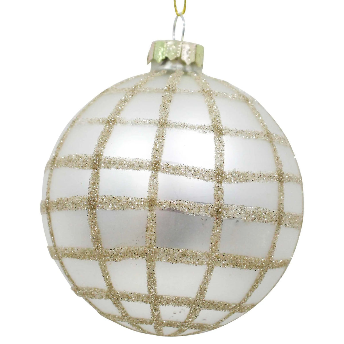 Coastal Glass Christmas Bauble Large | 8cm | New Arrival