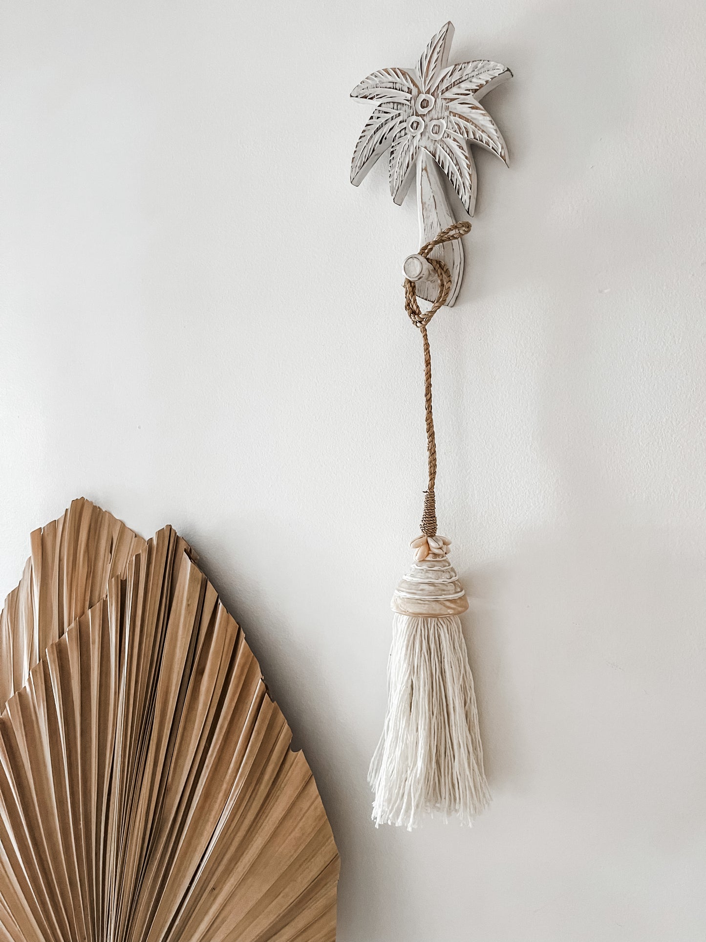 Coastal Maui Tassel | Shell | Curtain Tie Back