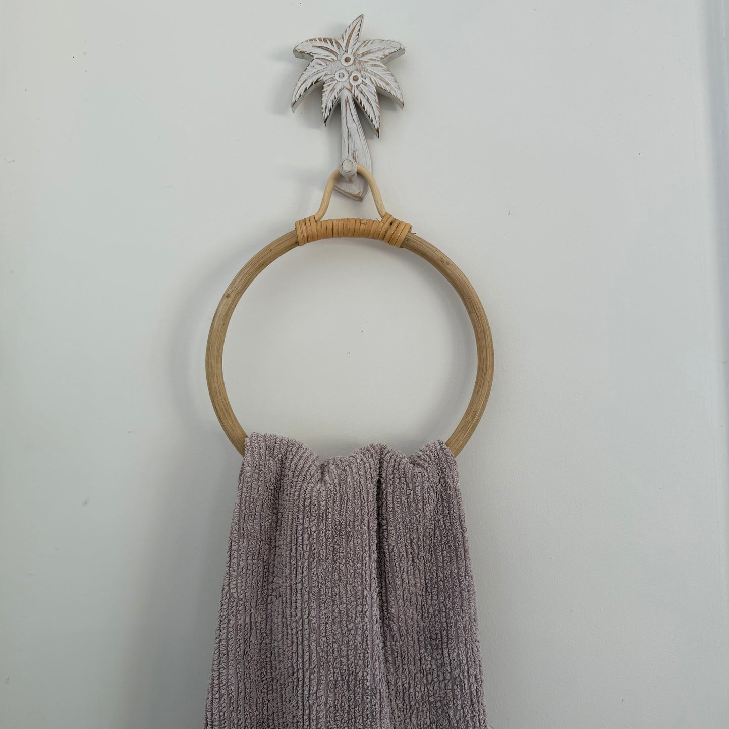 Abbey Natural Bamboo Towel Hanger | NEW ARRIVAL