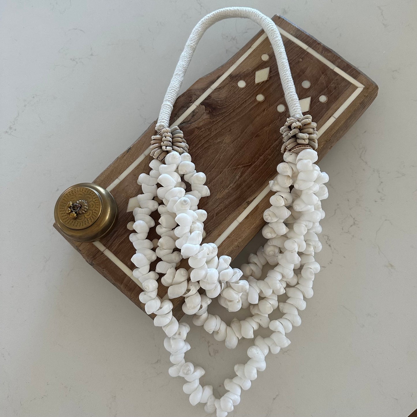 Wayan Shell Tassel/Necklace | Moon Shells | NEW ARRIVAL