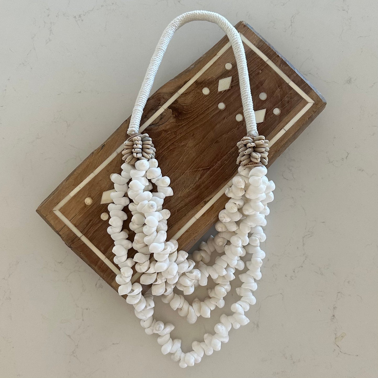 Wayan Shell Tassel/Necklace | Moon Shells | NEW ARRIVAL