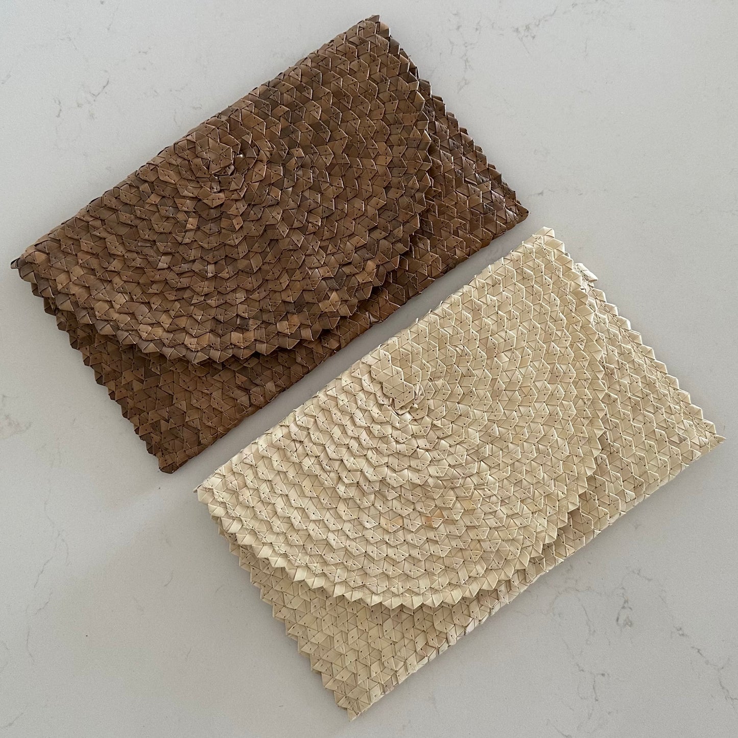 Bali Moon Clutch | Natural + Sand