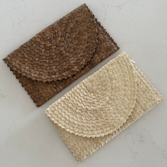 Bali Moon Clutch | Natural + Sand