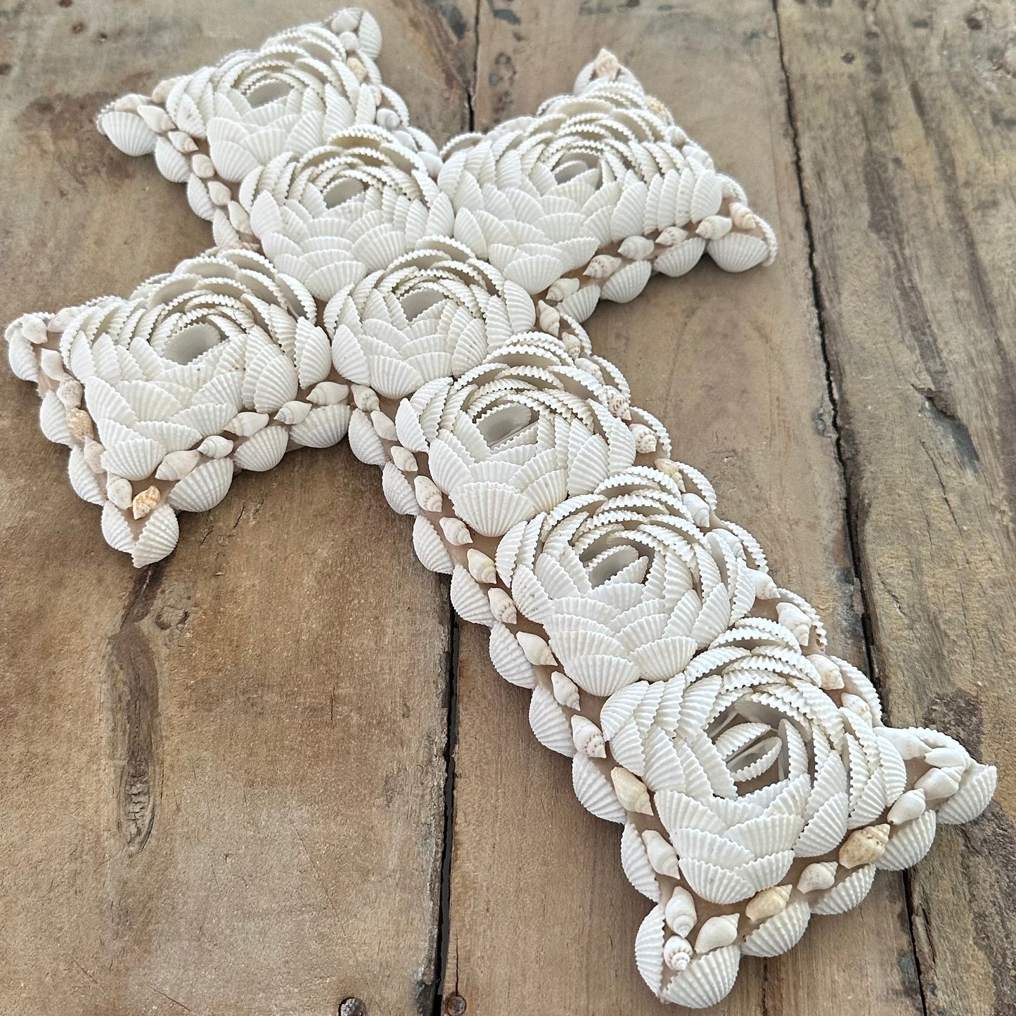 BoHo Shell Cross | Rose | Large