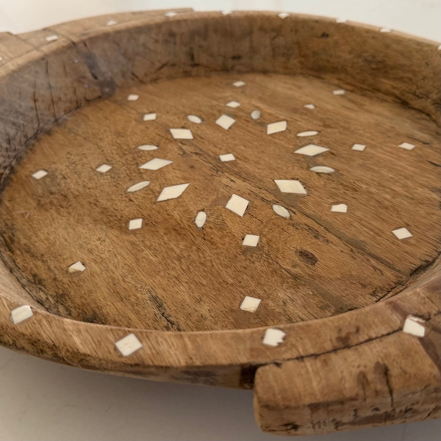 BoHo Detailed Vintage Chapati Plate | Inlay | ONLY 1 AVAILABLE