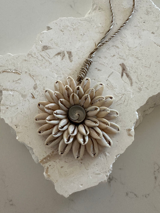 Daisy Shell Tassel | Curtain Tie Back | Cowrie Shell | RE STOCKED