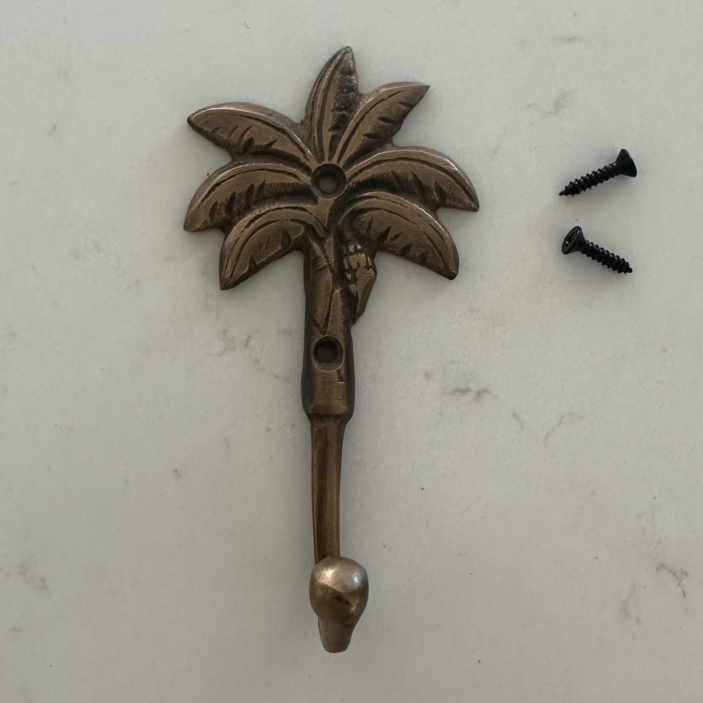 Brass Banana Palm Wall Hook | 2 Styles