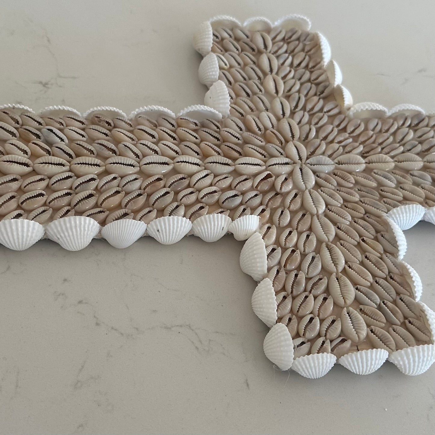 BoHo Shell Wall Cross | Cowrie | Medium