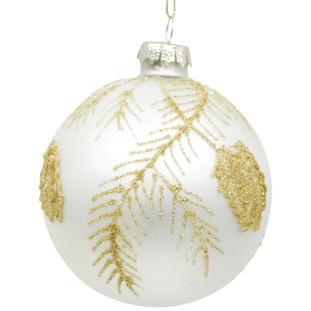 Coastal Glass Christmas Bauble Large | 8cm | New Arrival