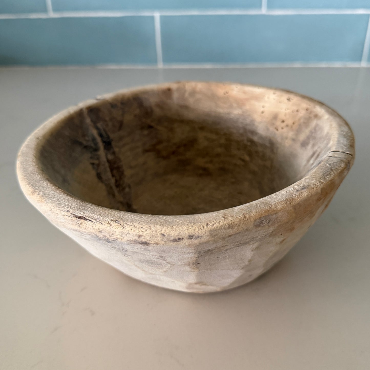 Raw Vintage Indian Parat Bowl | Bleached | Small | NEW ARRIVALS