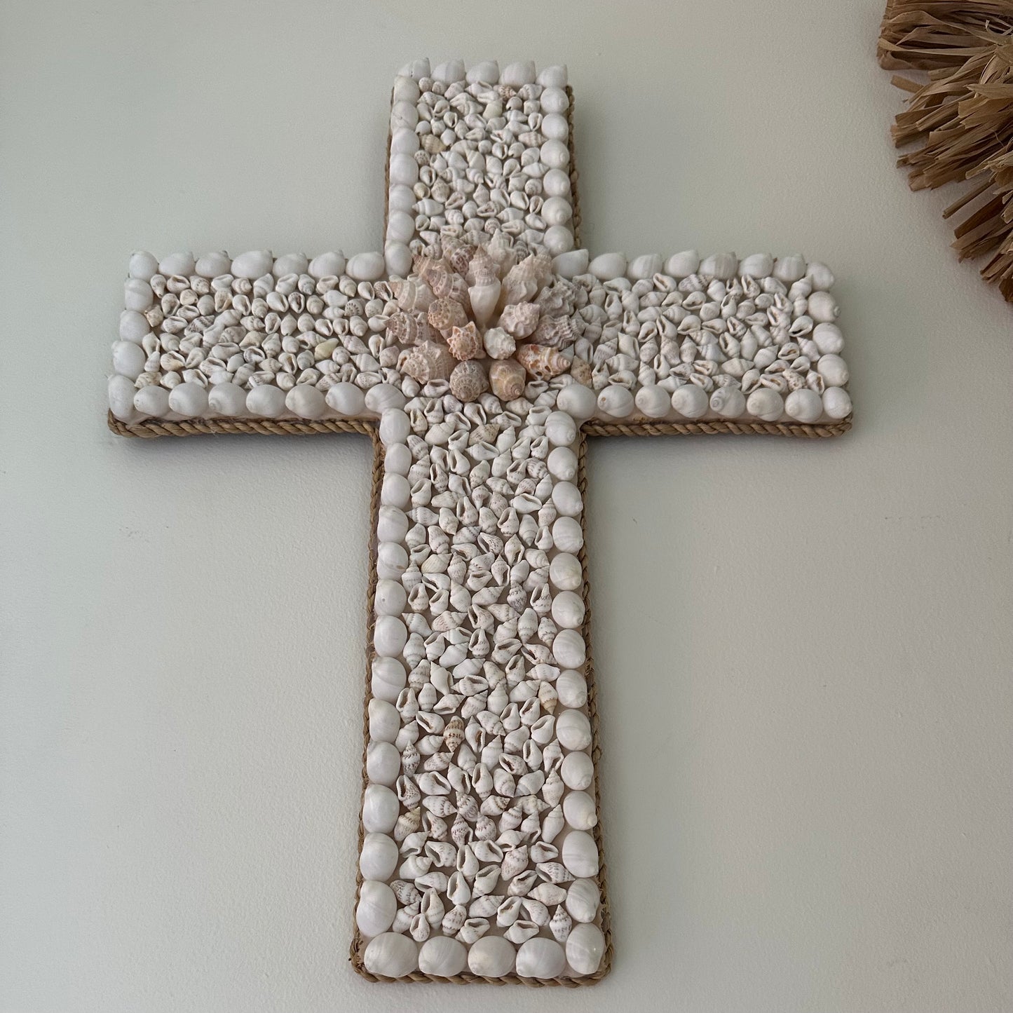 Seaside BoHo Shell Cross | Large | ONLY 1 LEFT