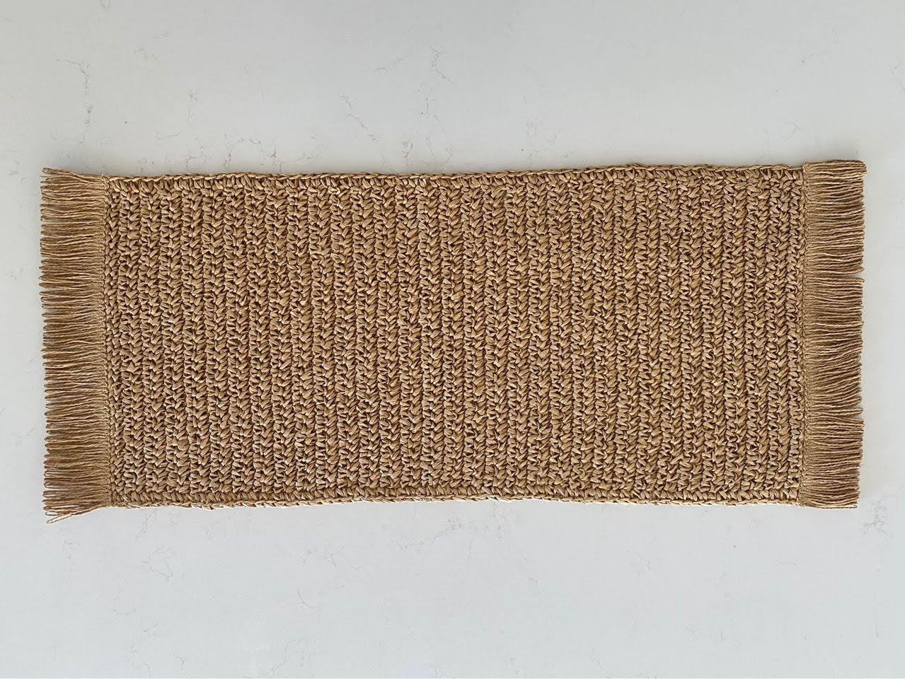 Natural Table Runner | Coffee