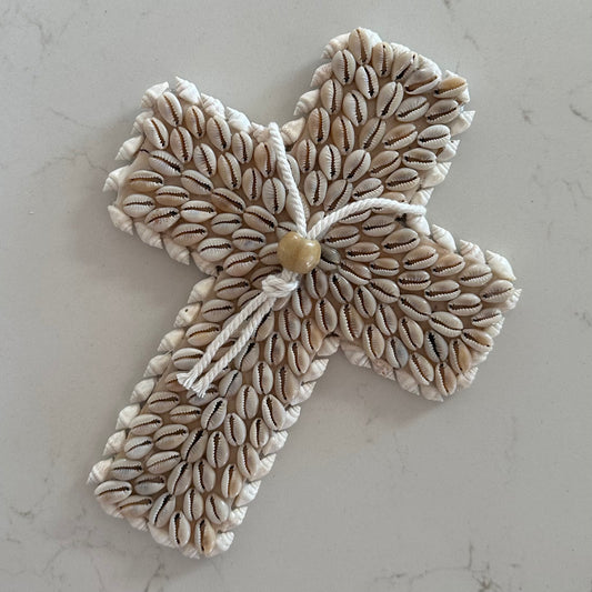 Shellie Wall Cross | Cowrie | Small