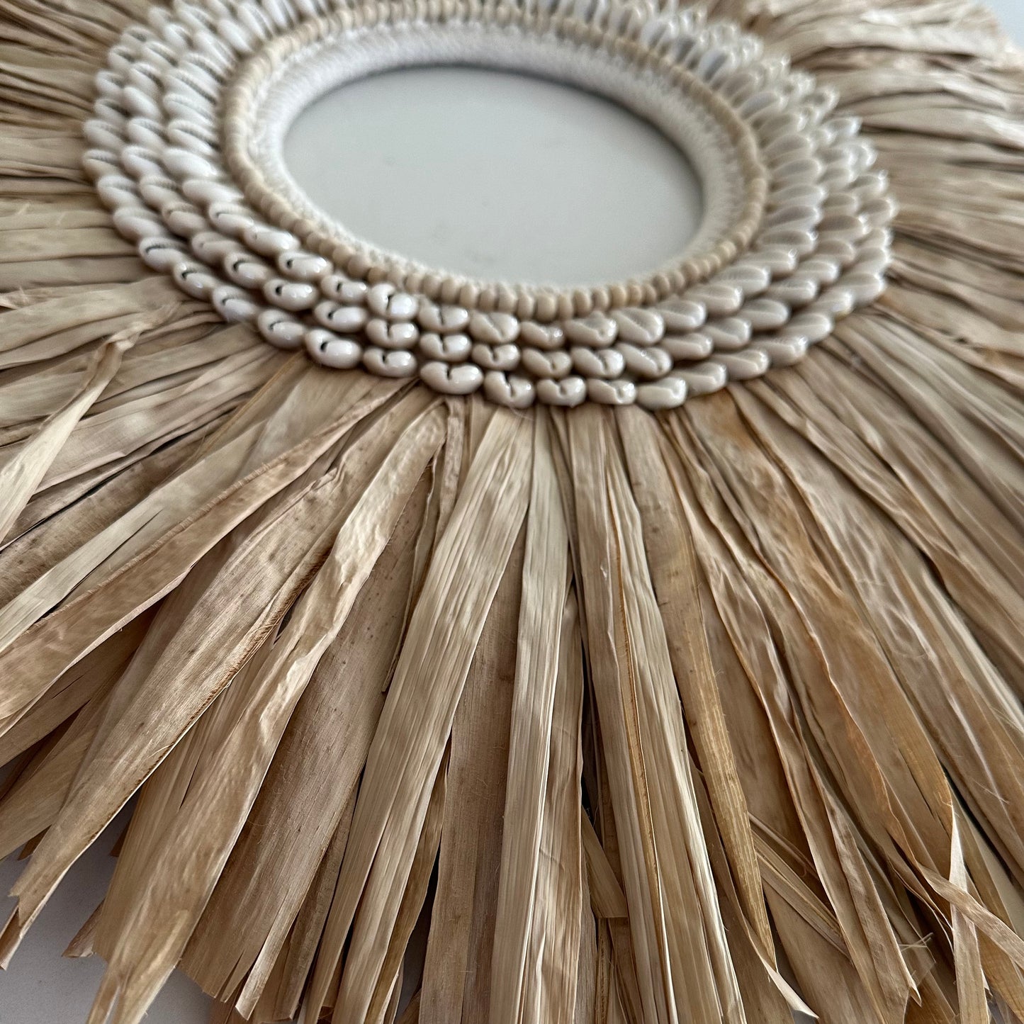 BoHo Raffia Cowrie | Halo | Stand | ONLY 1 LEFT