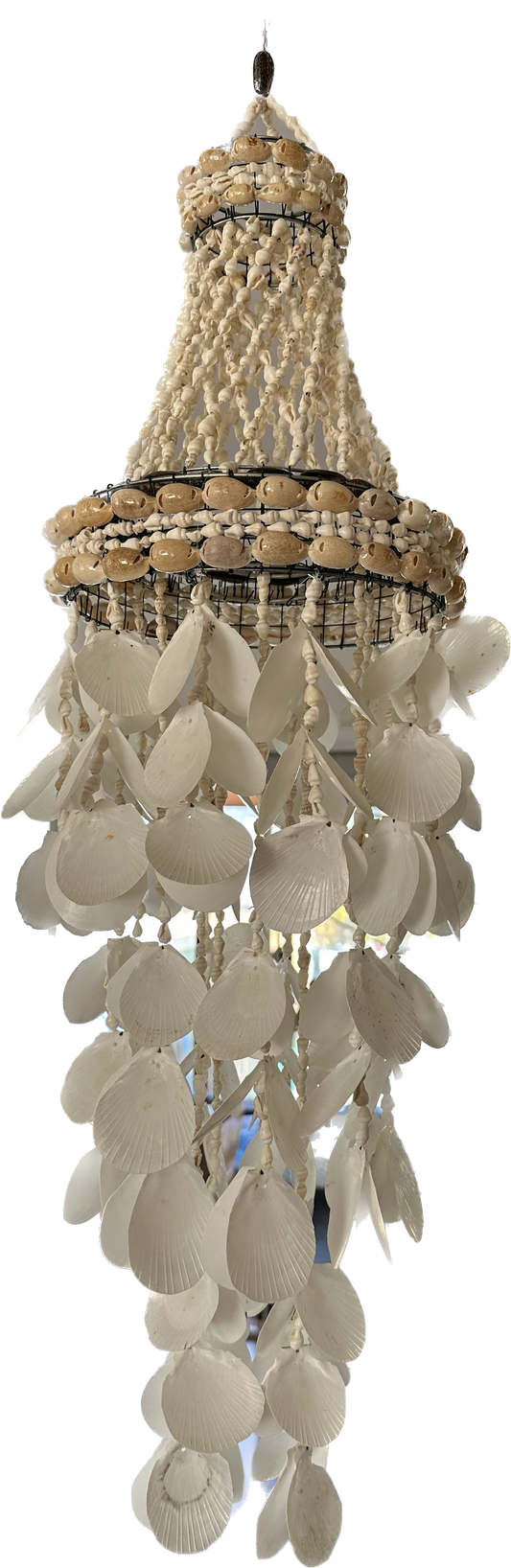 Santy BoHo Shell Wind Chime Chandelier | Hanging | Medium | ONLY 1 LEFT