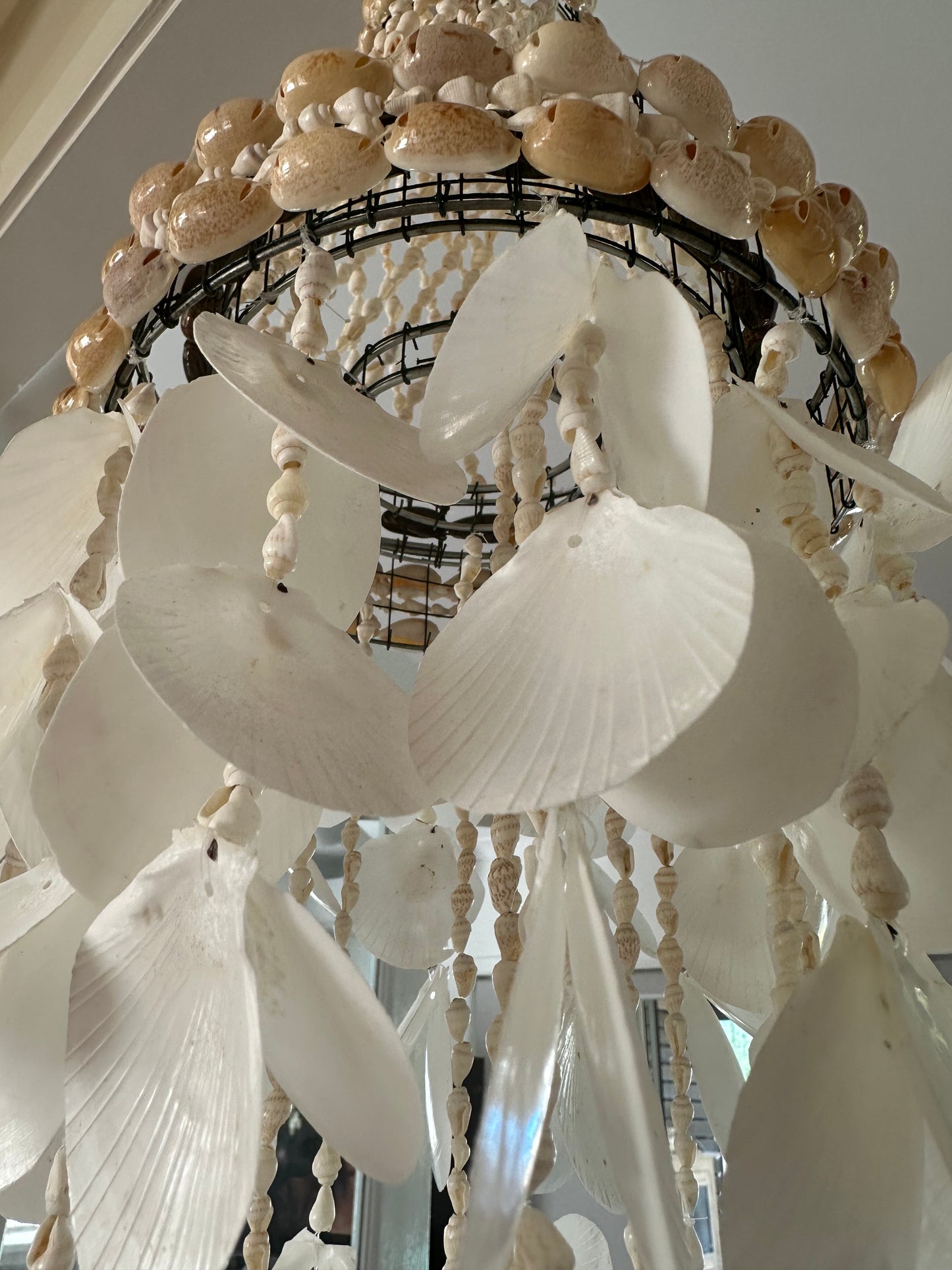 Santy BoHo Shell Wind Chime Chandelier | Hanging | Medium | ONLY 1 LEFT