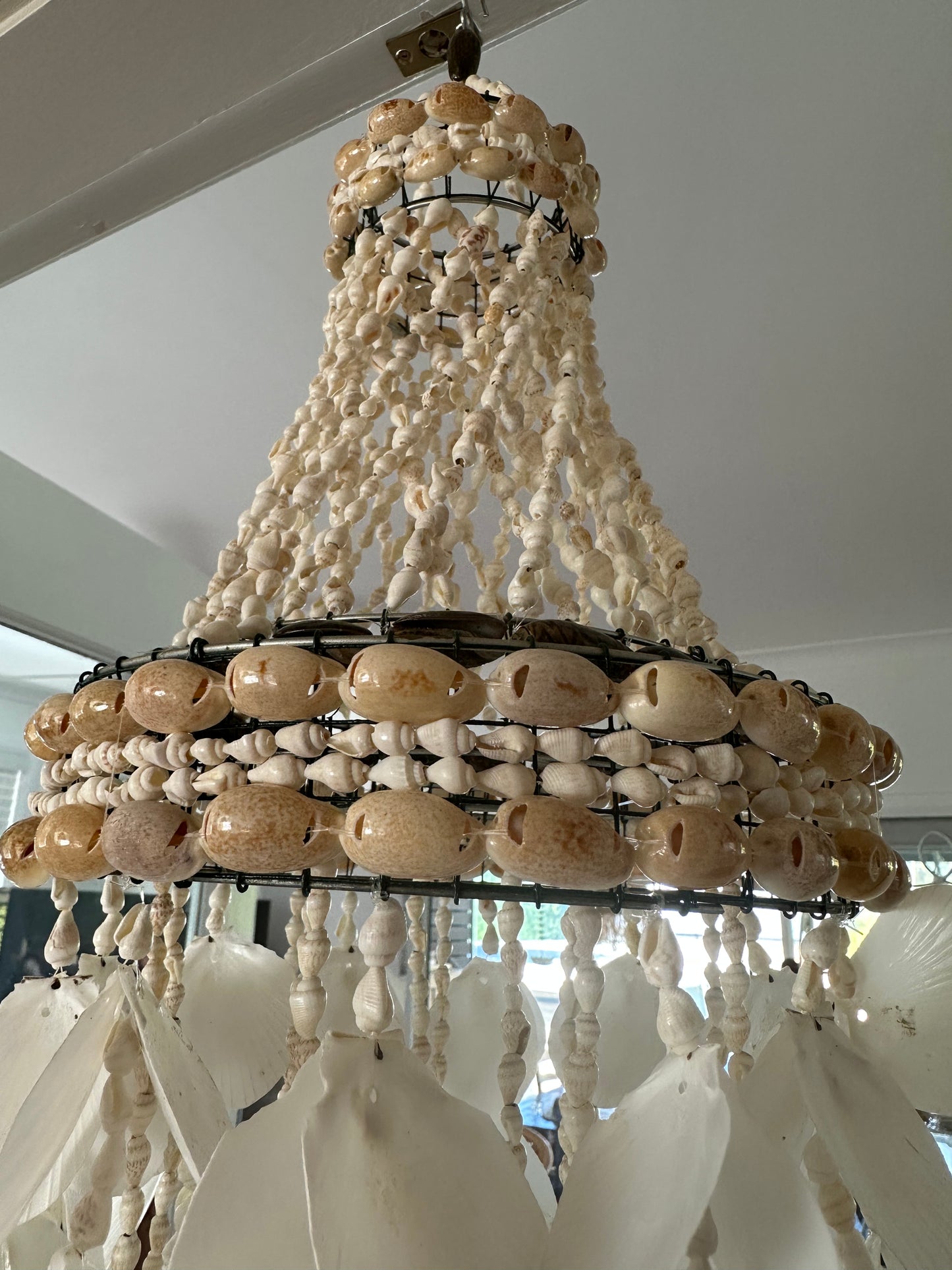 Santy BoHo Shell Wind Chime Chandelier | Hanging | Medium | ONLY 1 LEFT