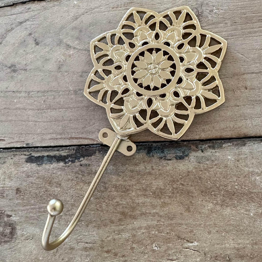 Mandala Flower Wall Hook