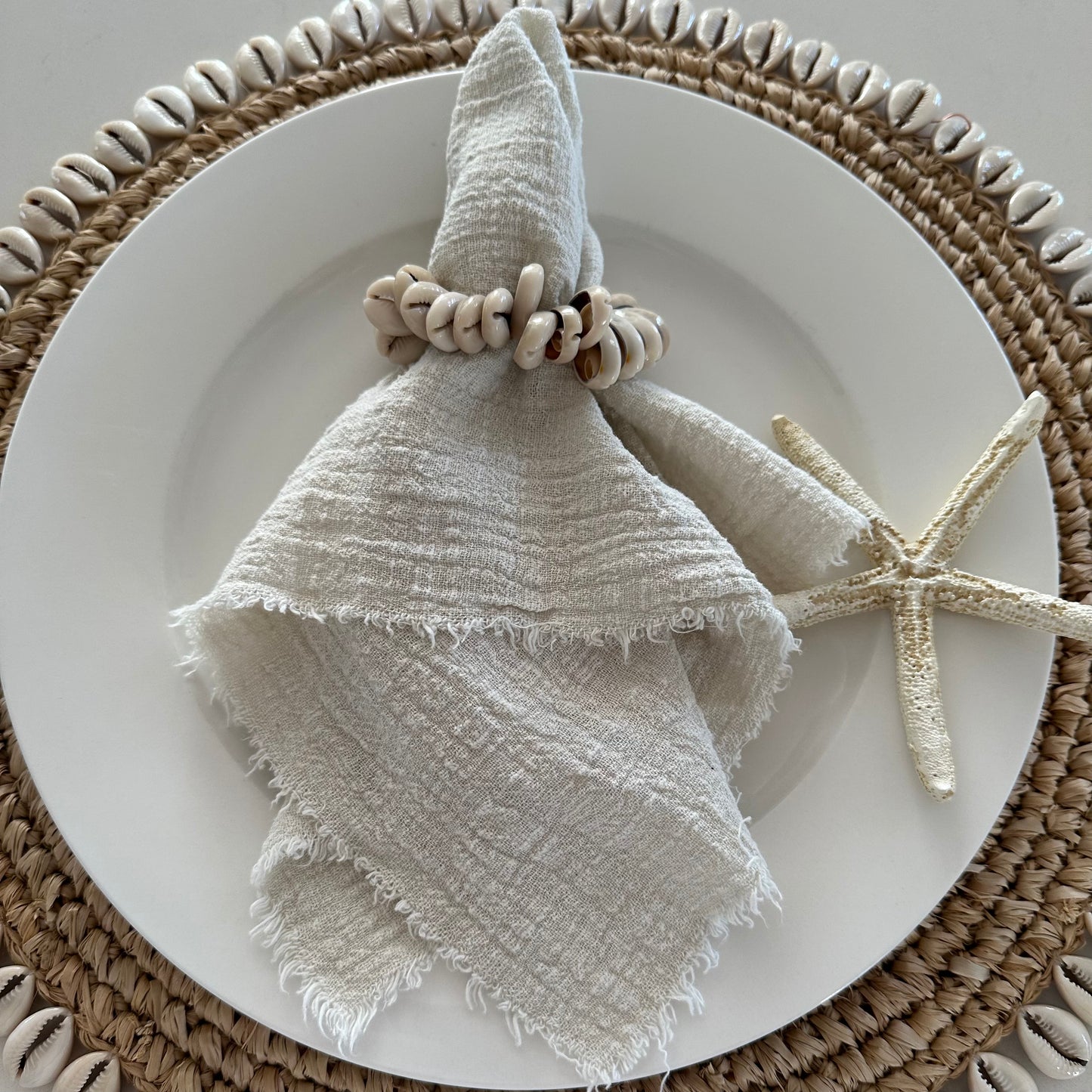 Cowrie Napkin Rings