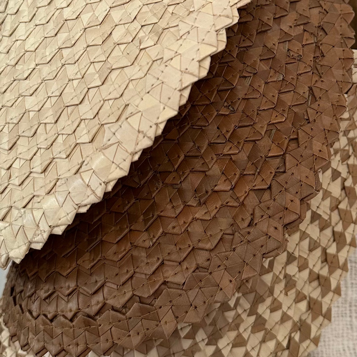 Natural Woven Sun Visor