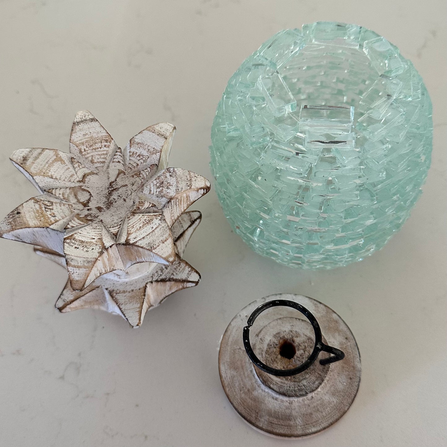 Glass Pineapple | Decor | Tea Light Holder | 5 sizes